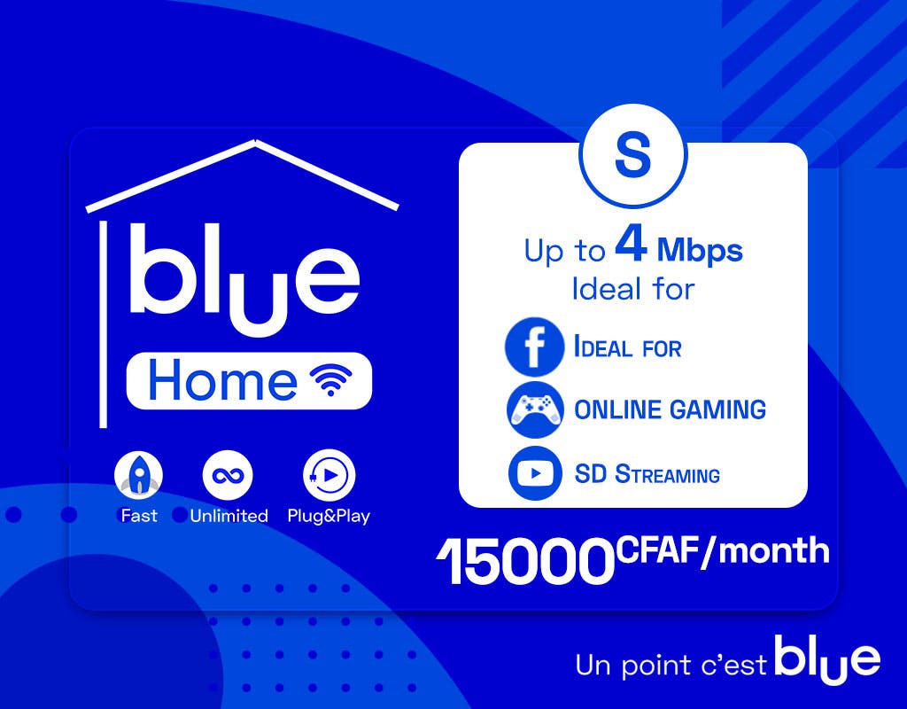 Blue By Camtel: un point c'est blue
