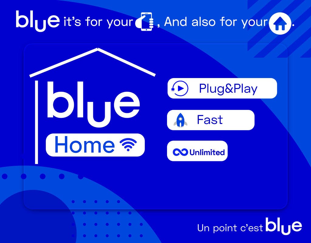 Blue By Camtel: un point c'est blue