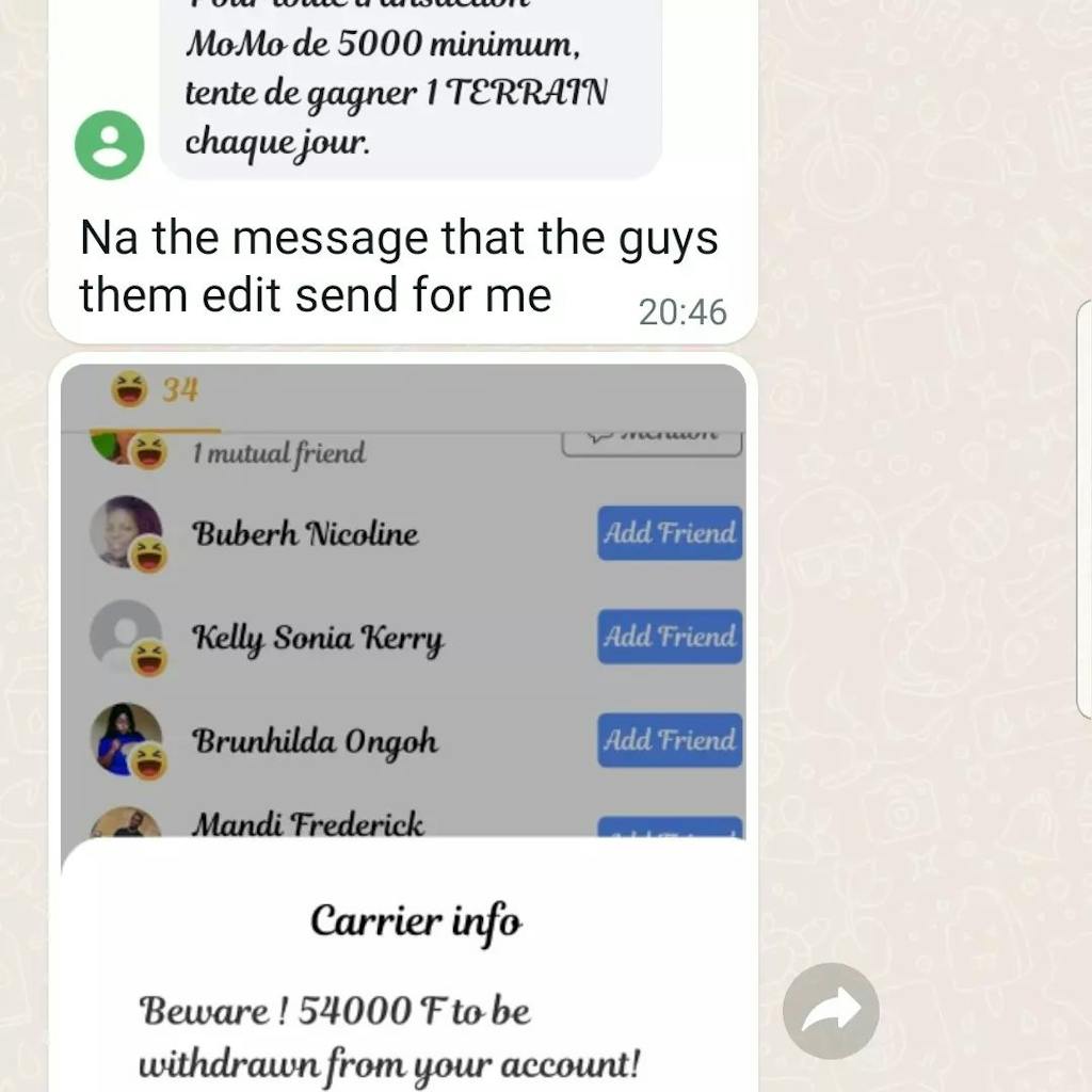 MTN Mobile Money SMS Refund Scams