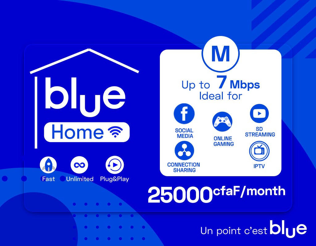 Blue By Camtel: un point c'est blue